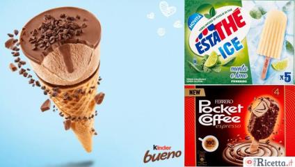 Ferrero lancia il Kinder bueno gelato, il Pocket coffe Ice e l'Estathe Ice